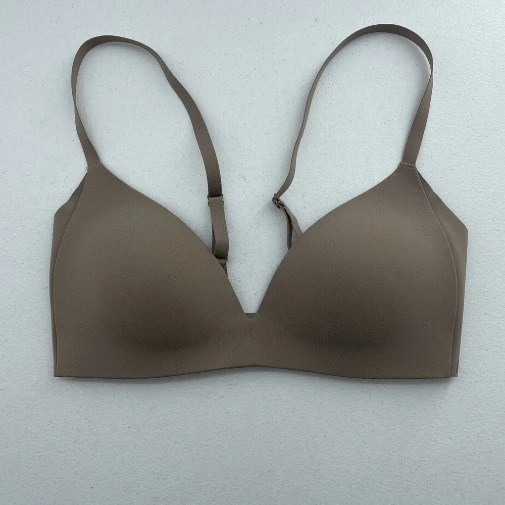 Lululemon Size 32C Bra Take Shape Molded Wireless Uplift Shape Soft Sand Beige